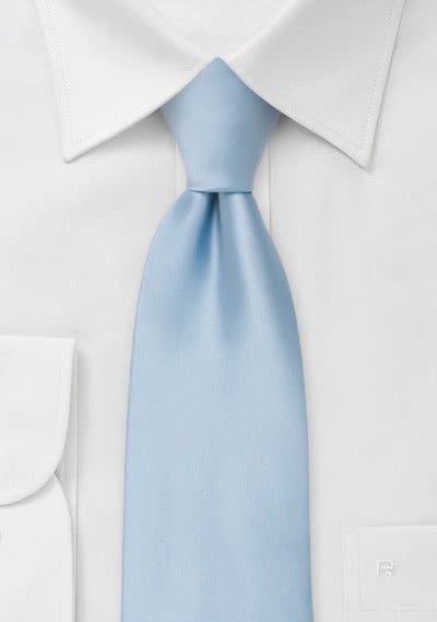 Clip-Krawatte in hellblau - 