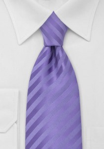  - Krawatte violett strukturiert
