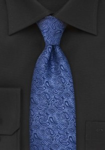  - Krawatte Paisleys blau