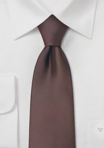  - Moulins Clip-Krawatte in mocca