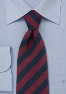  - Krawatte blau/rot gestreift