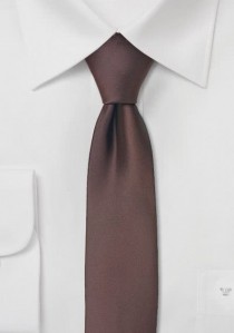  - Schmale Krawatte mocca