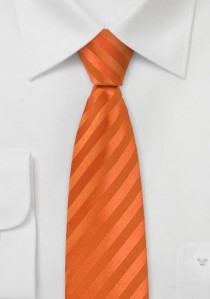  - Krawatte orange schmal