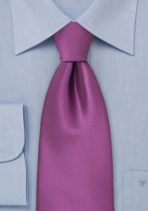  - Krawatte violett einfarbig