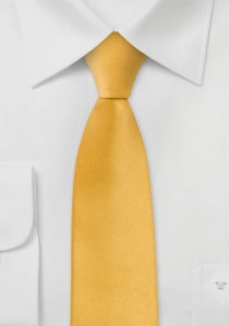 - Moulins Schmale-Krawatte in warmem gelb