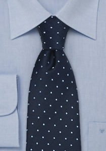  - Krawatte Pünktchen blau hellblau