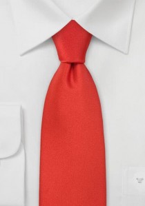  - Unifarbene Krawatte hellrot