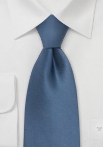  - Clip-Krawatte in mittelblau