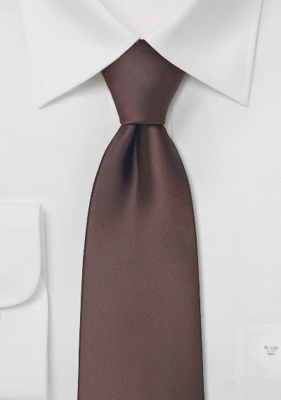 Kinder-Krawatte in mocca - 
