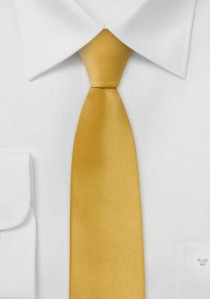  - Schmale Krawatte sommerliches Gelb
