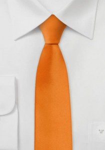  - Schmale Krawatte helles orange