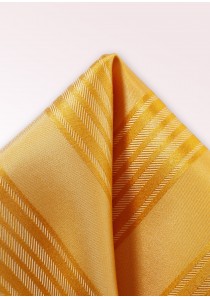  - Kavaliertuch unifarben Streifen-Oberfläche gelb