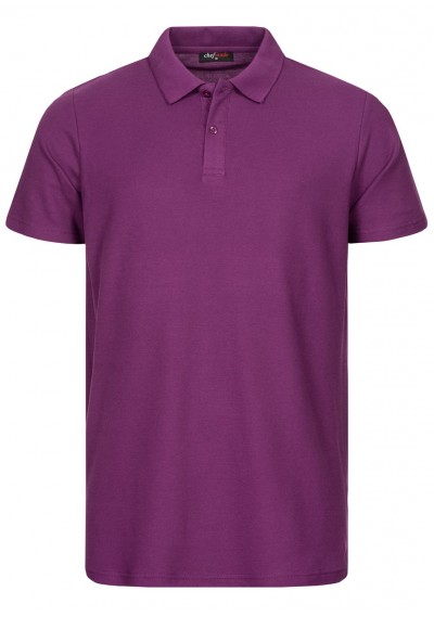 Herren Polohemd "Classic-Style" in lila - 