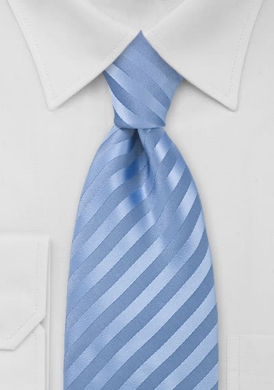 Krawatte lang hellblau - 
