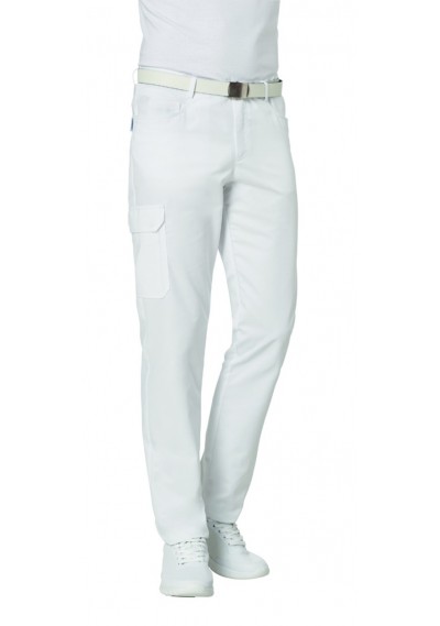 Weiße Cargo-Herrenhose - Weiße Cargo-Herrenhose -