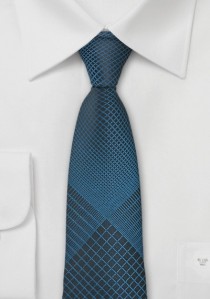 Krawatte Netz-Muster petrol