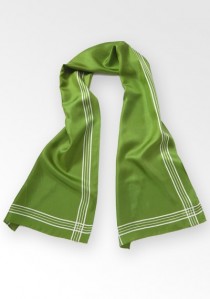  - Krawattenschal Streifendessin grün