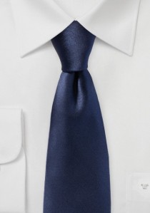  - Auffallende Krawatte unifarben navy