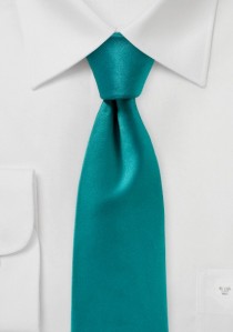 - Modische Krawatte unifarben türkis