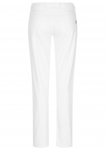 Weiße Damen Hose im Five-Pocket-Style