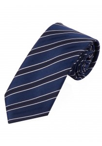  - Krawatte Streifendessin blau navy weiß