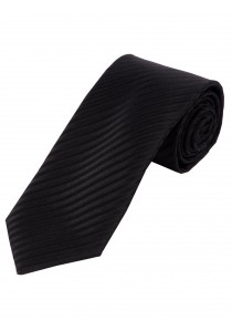  - Krawatte schmal einfarbig Streifen-Struktur