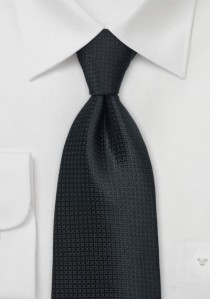  - Krawatte monochrom schwarz