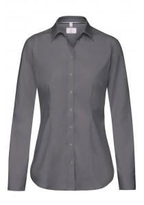 Damen-Bluse in grau (Regular Fit)