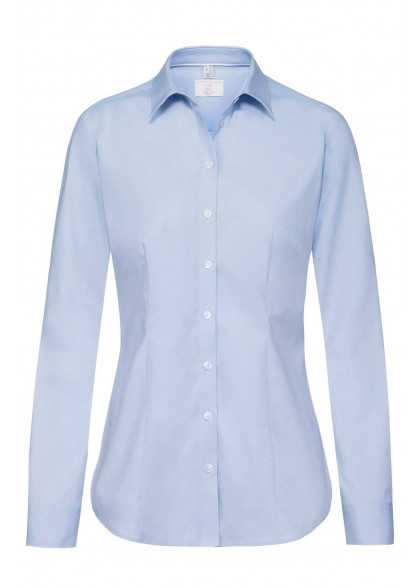 blaue Damen-Bluse Regular Fit