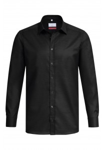 Herren-Hemd in Regular Fit (schwarz)