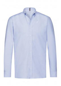 Herren-Hemd  Regular Fit in bleu