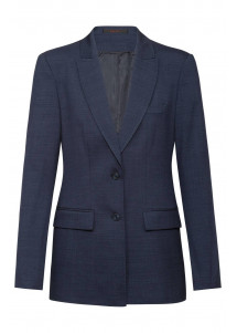  - Damen-Langblazer in pinpoint marine
