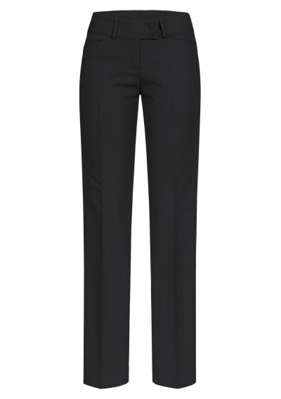 Damen-Anzughose (schwarz) - regular fit - 