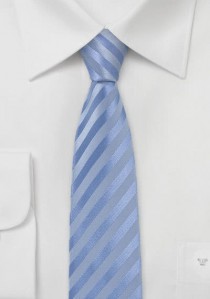  - Schmale Krawatte uni hellblau