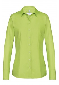  - Hemdbluse für Damen in apfelgrün (Regular Fit)