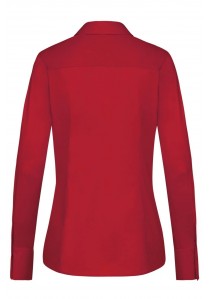 Hemdbluse für Damen in rot (Regular Fit)