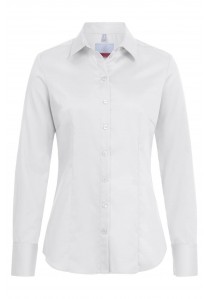  - Sportive Damen-Bluse in weiß /Regular Fit