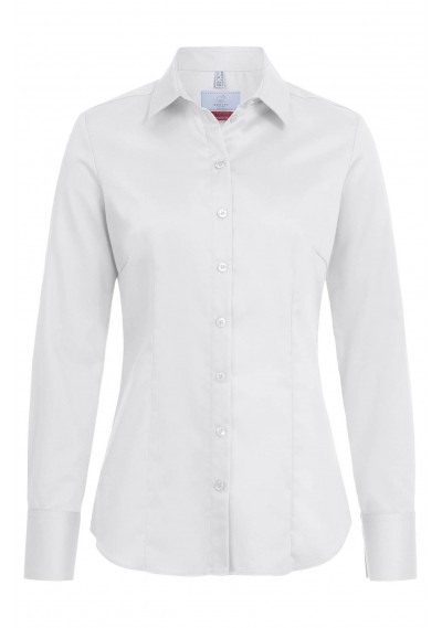 Sportive Damen-Bluse in weiß /Regular Fit - 