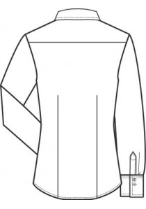 Sportive Damen-Bluse in weiß /Regular Fit