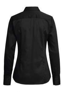 Sportive Damen-Bluse in schwarz/Regular Fit