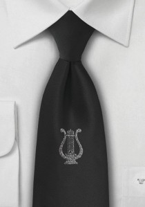  - Krawatte Lyra schwarz