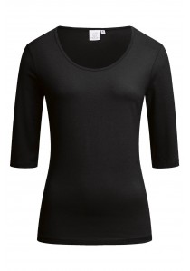 - Damen-Shirt (1/2 Arm) Schwarz