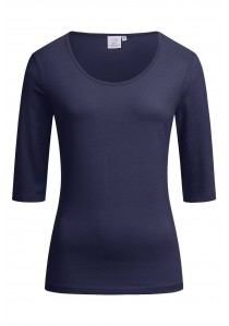  - Damen-Shirt (1/2 Arm) marineblau