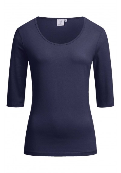 Damen-Shirt (1/2 Arm) marineblau - 