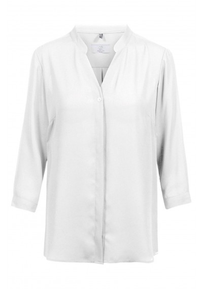 Chiffon-Bluse mit ¾ Arm für Damen (offwhite) - 