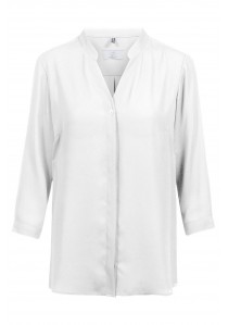 Chiffon-Bluse mit ¾ Arm für Damen (offwhite)