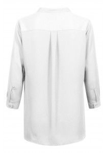 Chiffon-Bluse mit ¾ Arm für Damen (offwhite)