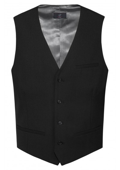 Business Anzugsweste für Herren (schwarz) - Business Anzugsweste für Herren (schwarz) -