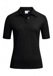 Polo-Shirt für Damen (Kent-Kragen) Schwarz