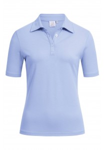 Damen-Poloshirt hellblau